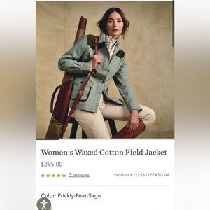 King Ranch Waxed Cotton Field Jacket